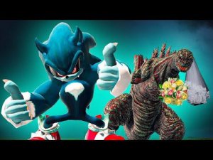 СВАДЬБА МЕГА СОНИКА ЕХЕ и ГОДЗИЛЛЫ!! Годзилла в реальной жизни! (Крутые детки) Cool Kids