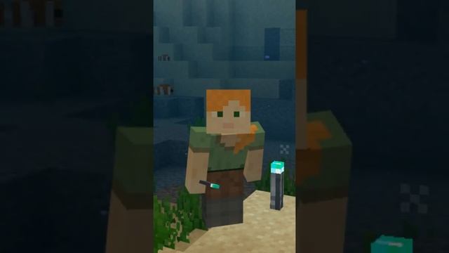 Как сделать ПОДВОДНЫЙ ФАКЕЛ в Майнкрафт ? #shorts #minecraft #майнкрафт