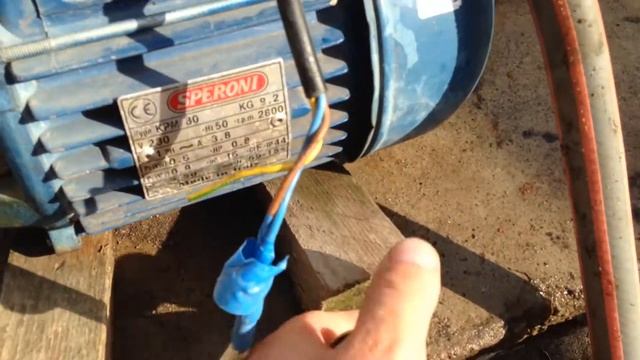 Отремонтированный насос SPERONI KPM-80 в работе смотреть онлайн