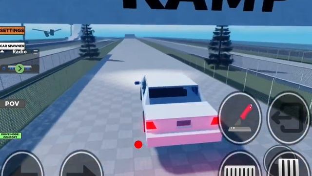 Big car goes over ramp roblox смотреть онлайн