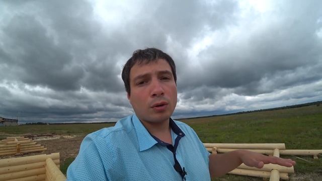 Двухэтажная баня из бревна. Технология рубки.