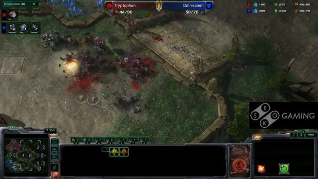 SeKo Starcraft (LOTV Tournament Semis) - Omniscient vs Tryptophan смотреть онлайн