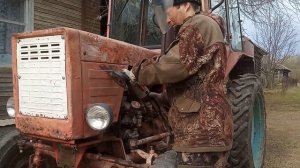Трактор Т-25 подготовка к покраске.