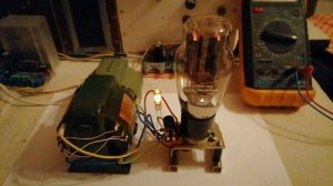 Тест кенатрона 5Ц3С