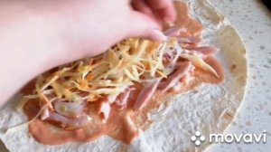 Шаурма с копченой курицей!!!
