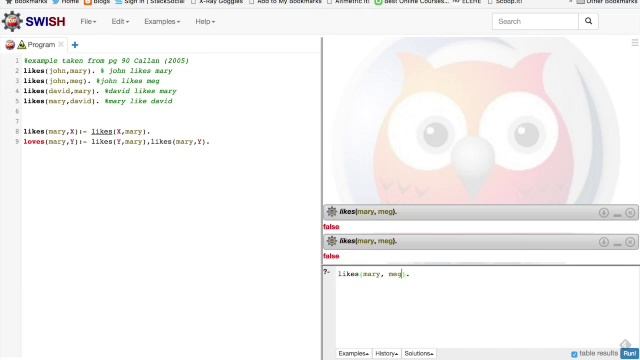 Using SWISH for Prolog