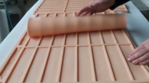 Большие формы из мягкой резины для производства кирпичной плитки из гипса или бетона