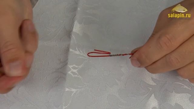 Как сделать безузловую застежку своими руками [salapinru]