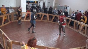 ИСБ турнир "En Garde!".Москва. Мужчины. Полуторный меч. Финал Бой 2. Петрик VS Севрюгин