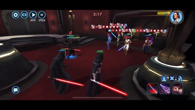 G12 Emperor Palpatine Defeats Galactic Legends Rey! SWGOH : Star Wars Galaxy Of Heroes смотреть онлайн