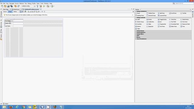 Setting Up Border,background And Foreground Color To A Control In Java Swing In Netbeans смотреть онлайн