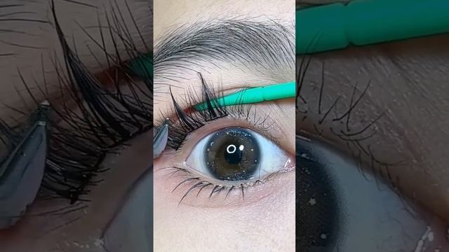 Eye Leashes Tutorial, Beauty Tips #makeup #shorts #viral #foryoupage