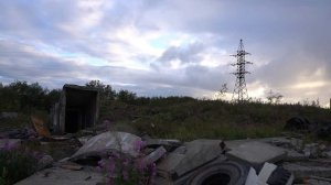 Автобаза с убежищем в заброшенном поселке Северный, Воркута