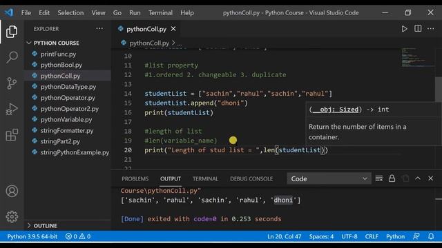 Python Lists and List function (HINDI) | Python Beginner Tutorial | CODE MYTH