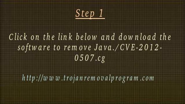 Remove Java.CVE-2012-0507.cg - Easy Guidelines смотреть онлайн