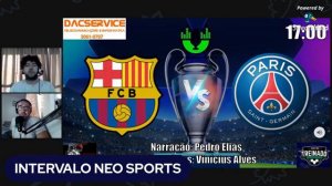 Barcelona X PSG - Oitavas de Final Jogo de Ida Champions 20/21