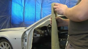 Как обклеить проём авто для покраски
