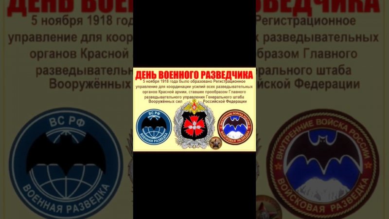 5 ноября-День военной разведки! #праздник, #Россия,#Армия#военная разведка.