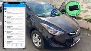 Установка GPS трекера на автомобиль Hyundai Elantra