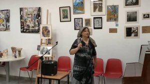 Открытие выставки "Подари мне дырявую шаль" 1 часть Иерусалим , съёмка Наташа Канищева