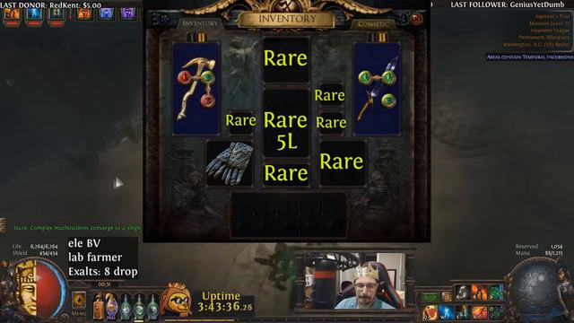 PoE 3.3 - Elementalist Blade Vortex Lab Farmer (Budget Build) смотреть онлайн