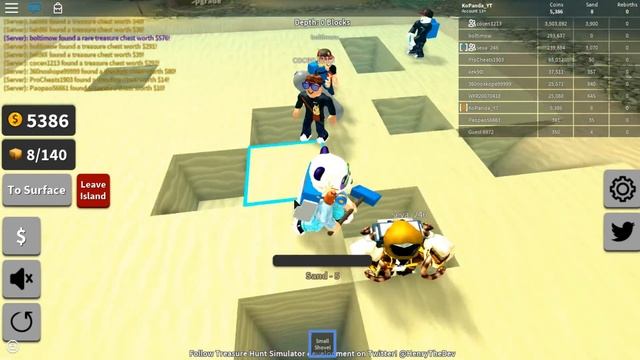 МОИ СОКРОВИЩААААААААА в РОБЛОКС - Roblox Treasure Hunt Simulator по русски смотреть онлайн