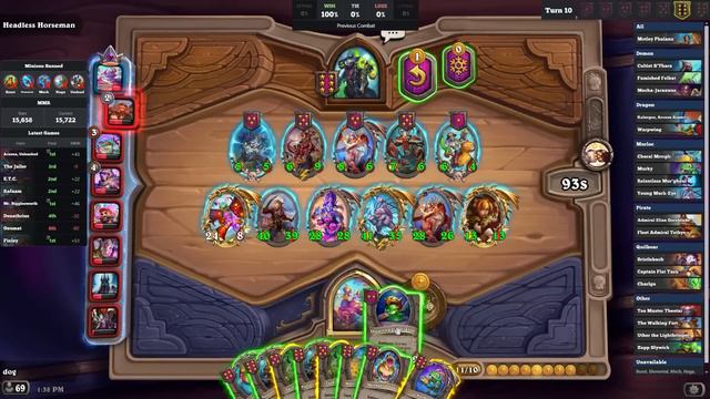 Leaving Our Comp To Fate And We End Up With Massive Stats | Dogdog Hearthstone Battlegrounds