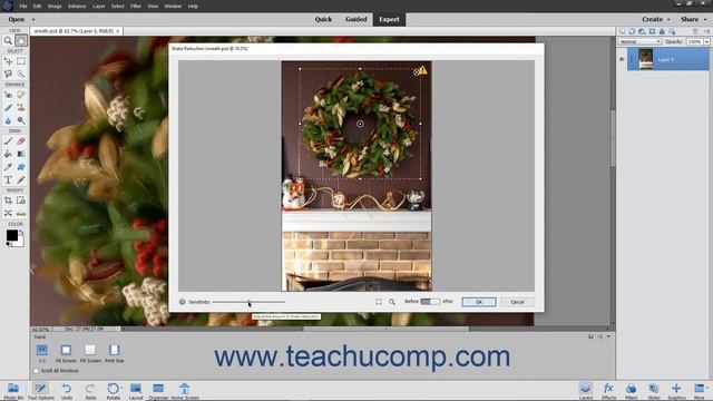 Photoshop Elements 2021 Tutorial Shake Reduction Adobe Training смотреть онлайн