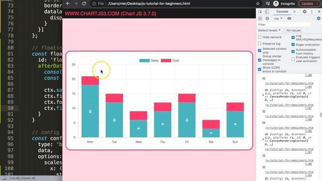 How to Add Custom Data Labels at Specific Position in Chart JS смотреть онлайн