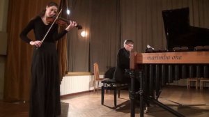 И.С.БАХ.Ария.К.БЕЗУГЛОВА(скрипка),А.БОЧКАРЕВ(фортепиано)