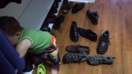 Наводим порядок в папиной обуви