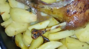 Индоутка (Мускусная утка) в духовке с картошкой.