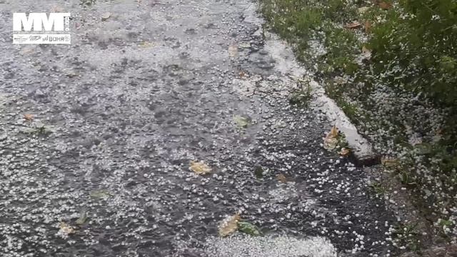 В Междуреченске 22 июля прошел град.mp4