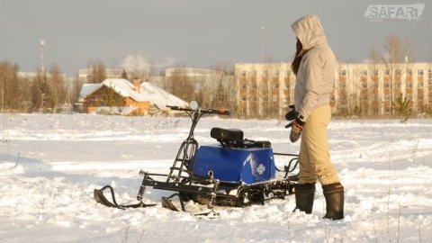 Карманный мотобуксировщик Лидер-Сигма-3.