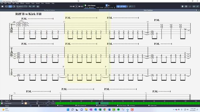 Enter Sandman - Guitar & Bass Exercises | Metallica смотреть онлайн