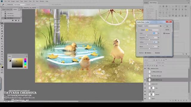 СКРАП-КОЛЛАЖ "ВЕСЕННИЙ ДЕНЬ" смотреть онлайн