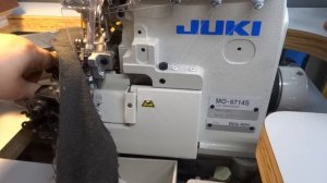 Настройка длины стежка в промышленном оверлоке