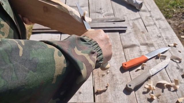 Тест сведения ножей с разными углами заточки