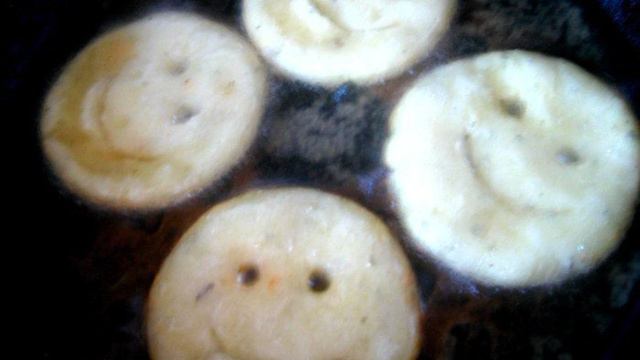 Картофельные смайлики для настроения и перекуса