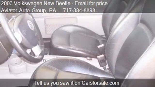 2003 Volkswagen New Beetle GLS 1.9L TDI - for sale in York, смотреть онлайн