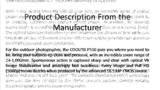 Nikon Coolpix P510 смотреть онлайн