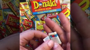 Разворачиваем Жевательную резинку Дональд 1988 год жвачка из 90х Donald ML Gum Donald Maple Leaf
