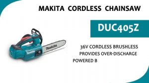 Makita DUC405Z 36V LXT Cordless Brushless 400mm Chainsaw