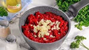 Салат из свеклы с чесноком на зиму