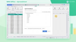 [WPS Academy] 2.7.0 Excel:Split Books by Sheet