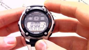 Часы Casio Illuminator AE-2000WD-1A - Инструкция, как настроить от PresidentWatches.Ru