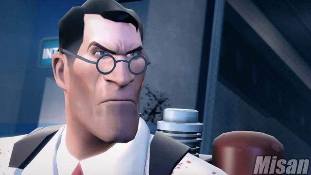 SFM Heavy and Medic's Friendship(?) озвучка бота silero tts