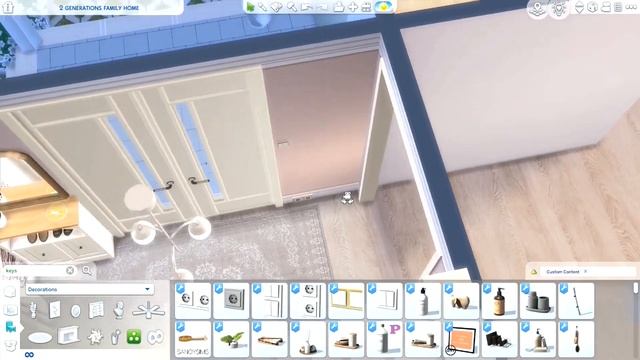 FAMILY HOUSE OF TWO GENERATIONS | The Sims 4 | CC Speed build + CC List & Tray file смотреть онлайн