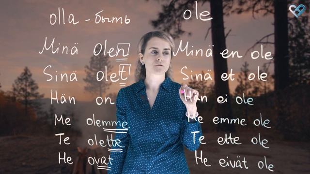 Личные местоимения и глагол olla | Финская грамматика смотреть онлайн