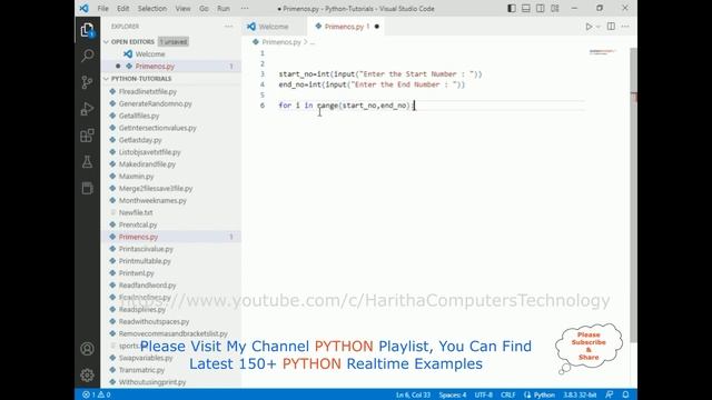 #147 Python Interview Questions Answers | Python Prime Number Between Input Range смотреть онлайн